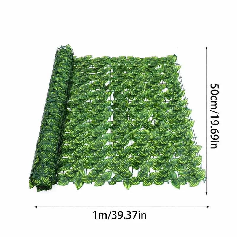 Privacy Screen Realistic Lush Foliage UV-Resistant & Weatherproof