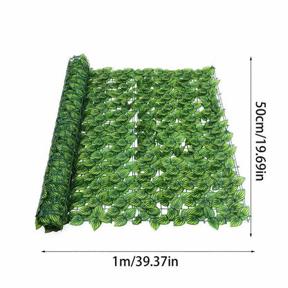 Privacy Screen Realistic Lush Foliage UV-Resistant & Weatherproof