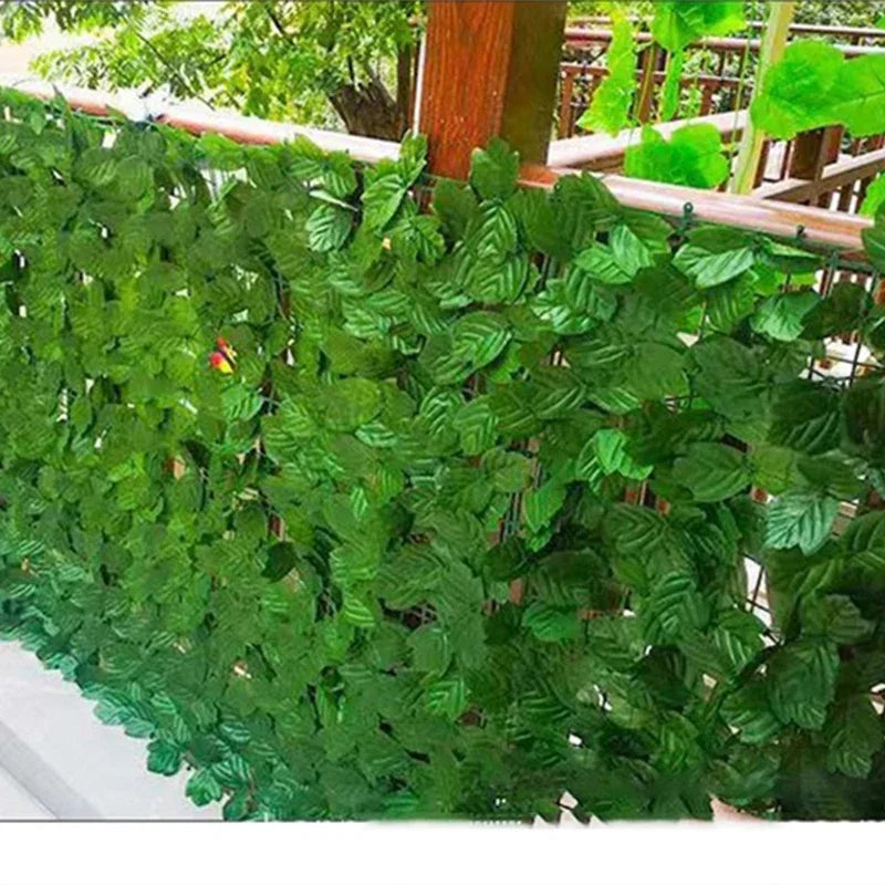 Privacy Screen Realistic Lush Foliage UV-Resistant & Weatherproof