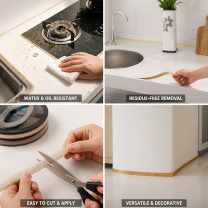Protective Tape Self-Adhesive Residue-Free Water & Oil-Resistant