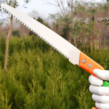 Pruning Saw Curved Carbon Steel Ergonomic Wooden Handle