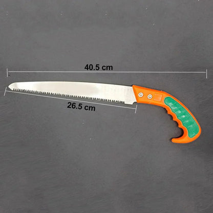 Pruning Saw Curved Carbon Steel Ergonomic Wooden Handle
