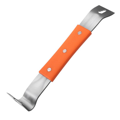 Pry Bar Stainless Steel Nail Puller & Non-Slip Grip