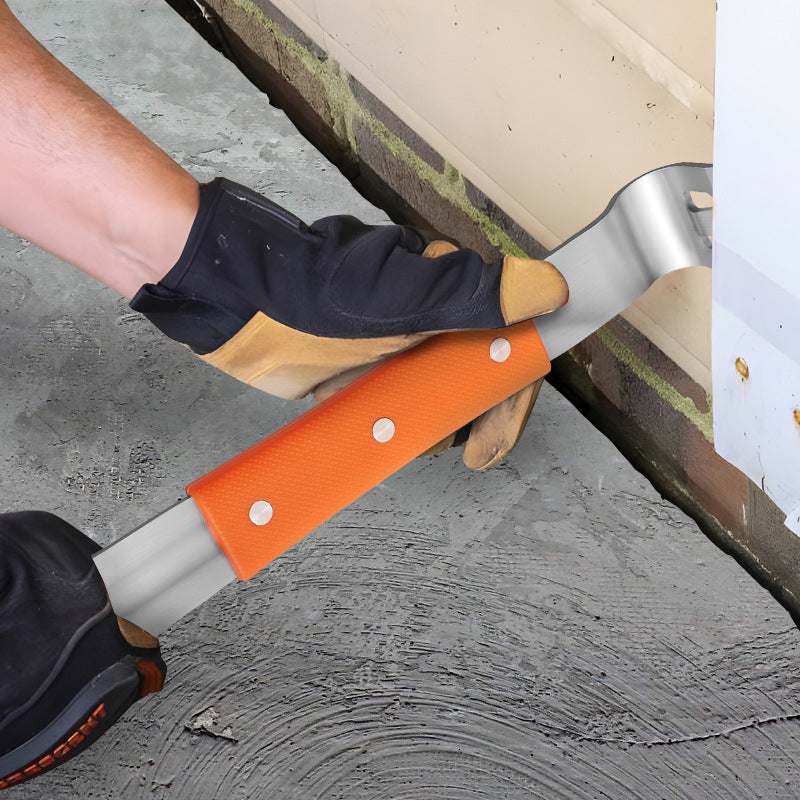 Pry Bar Stainless Steel Nail Puller & Non-Slip Grip