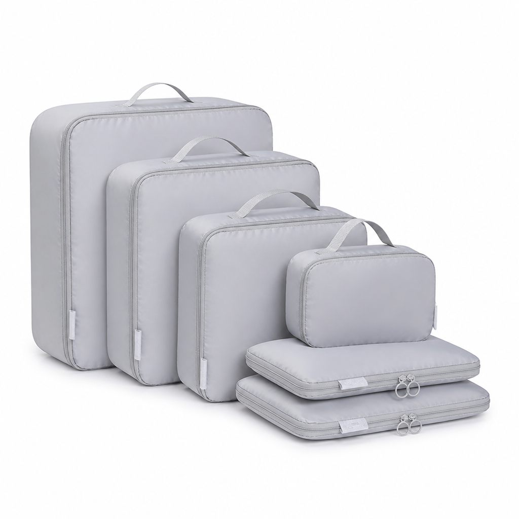 Pump-Free Air-Compression Packing Bags (6-Piece Set)