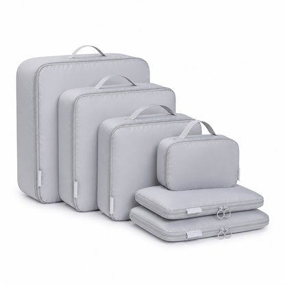Pump-Free Air-Compression Packing Bags (6-Piece Set)