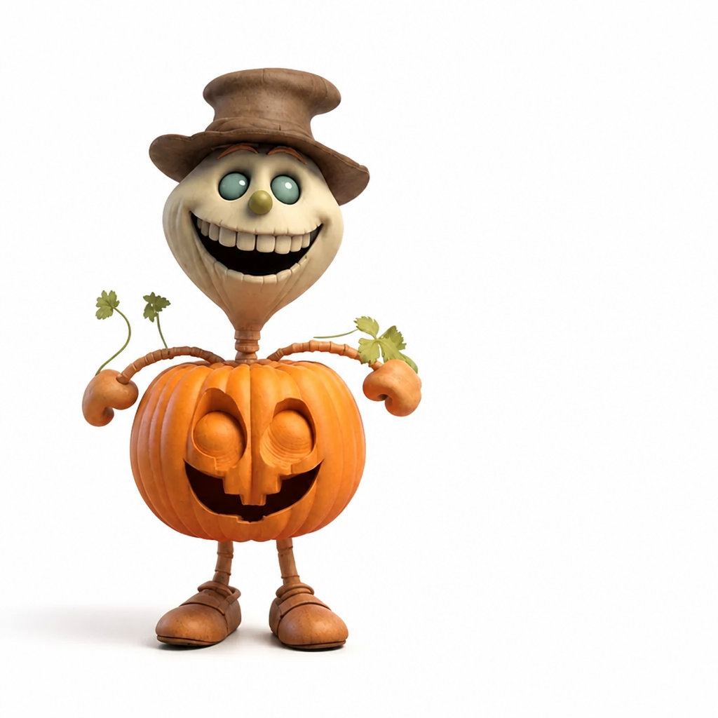 Pumpkin Figurine Weatherproof Resin Expressive Styles