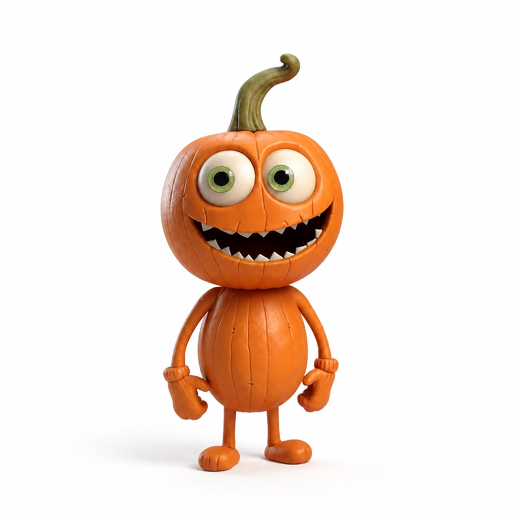 Pumpkin Figurine Weatherproof Resin Expressive Styles