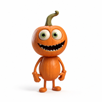 Pumpkin Figurine Weatherproof Resin Expressive Styles