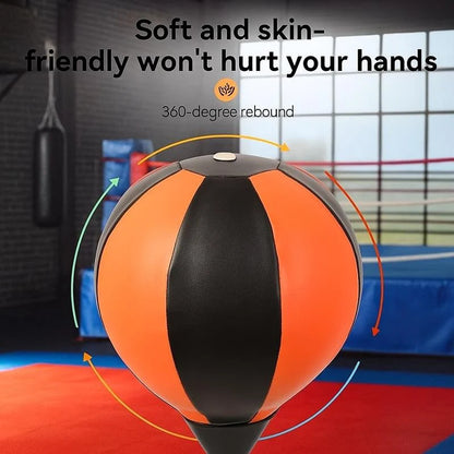 Punching Bag Stand Height-Adjustable Stable Base Ball & Pump