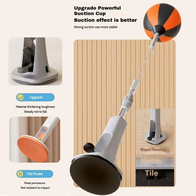 Punching Bag Stand Height-Adjustable Stable Base Ball & Pump