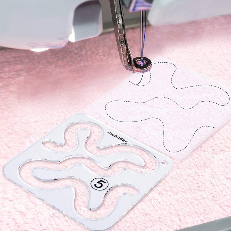 Quilt Template Transparent Acrylic 12 Patterns