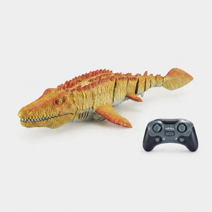 RC Mosasaurus Toy Realistic Swimming 2.4 GHz Remote