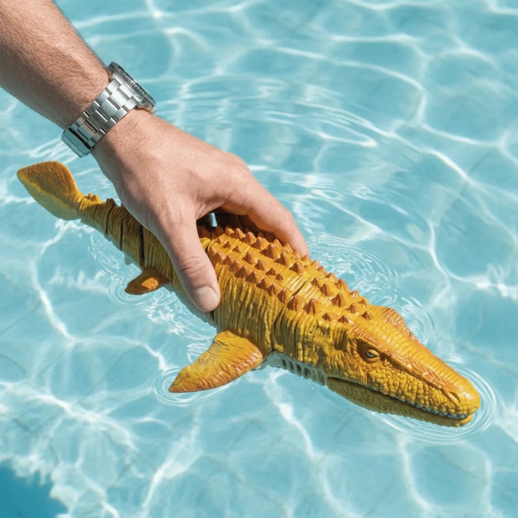 RC Mosasaurus Toy Realistic Swimming 2.4 GHz Remote