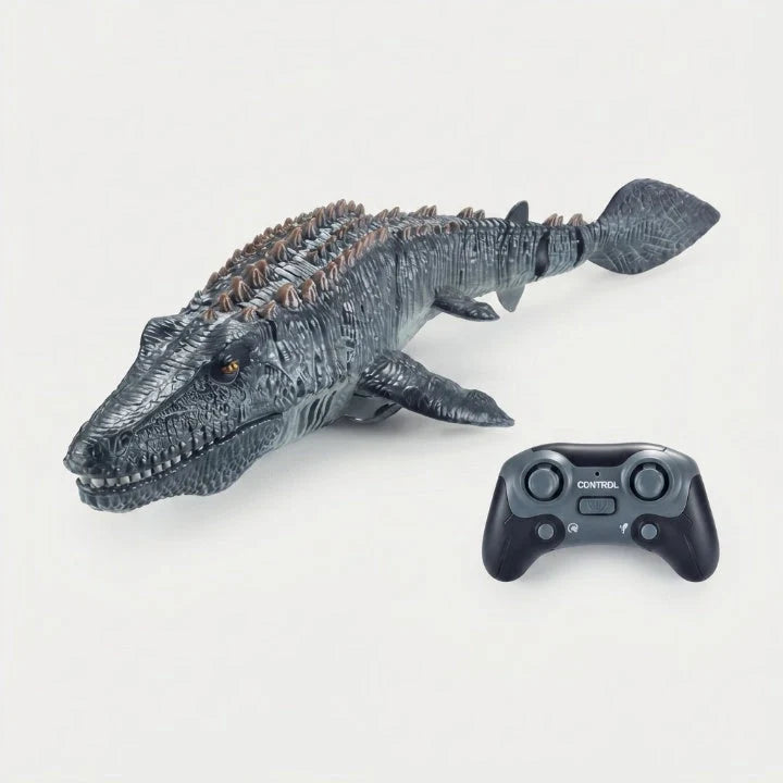 RC Mosasaurus Toy Realistic Swimming 2.4 GHz Remote