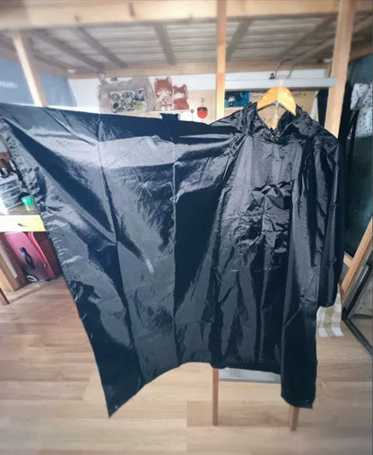 Rain Poncho 3-in-1 Waterproof & Windproof Ripstop Nylon