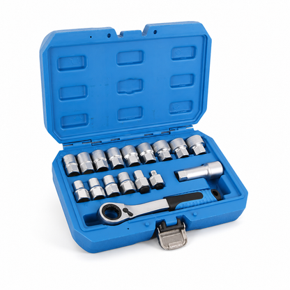 Ratchet Wrench Set Chrome Vanadium Sockets & Bits