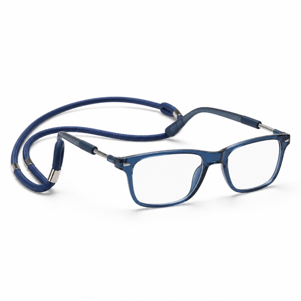 Reading Glasses Magnetic Neck Strap Blue Light Filter Lightweight