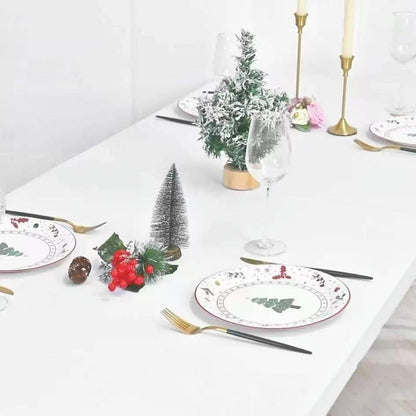 Rectangular Table Cover Stretch Polyester Water-Repellent & Wind-Resistant