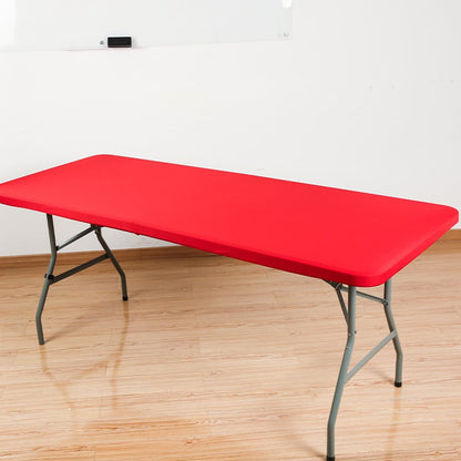Rectangular Table Cover Stretch Polyester Water-Repellent & Wind-Resistant