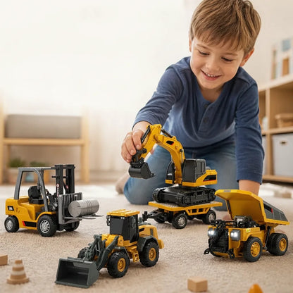 Remote Control Construction Vehicle USB-C Fast Charging