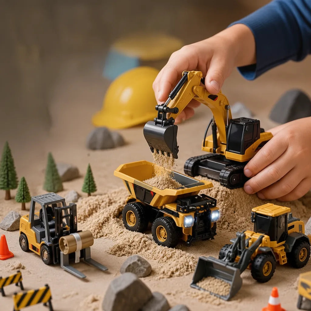 Remote Control Construction Vehicle USB-C Fast Charging