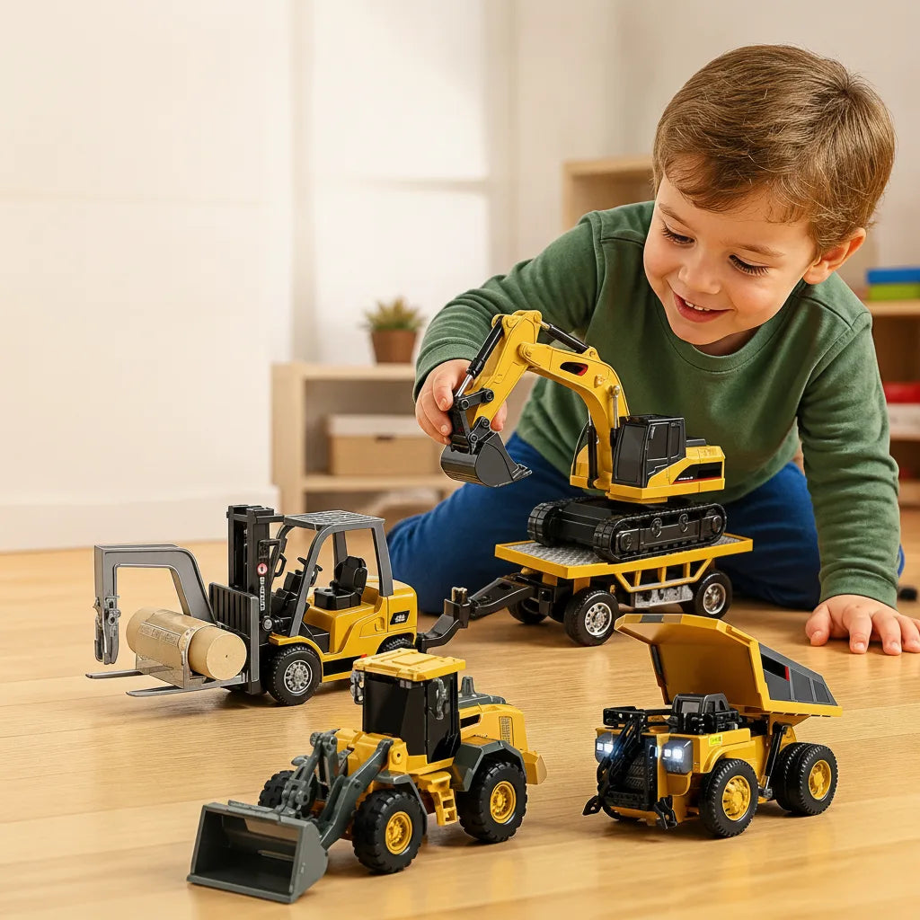 Remote Control Construction Vehicle USB-C Fast Charging