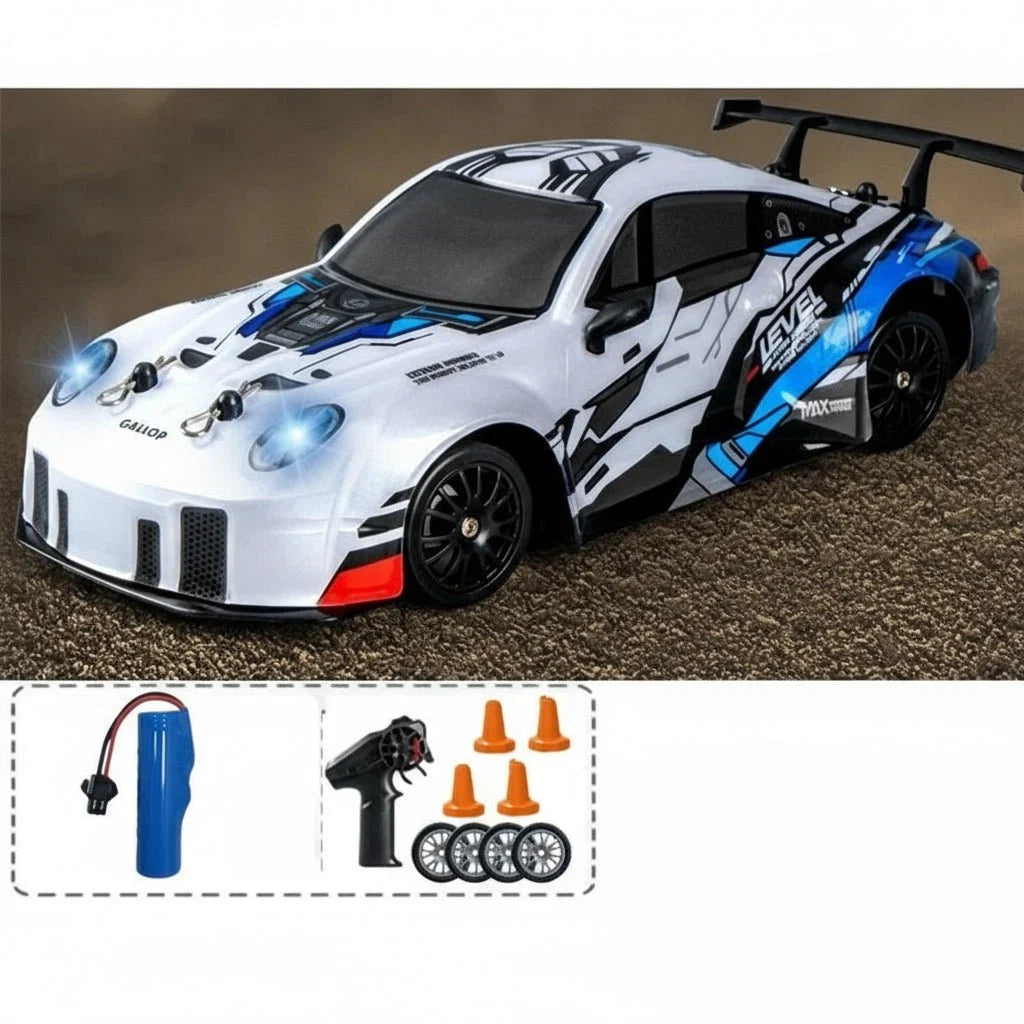 Remote Control Drift Car 1:24 4WD LED Lighting