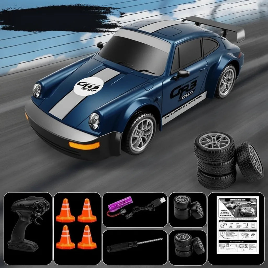 Remote Control Drift Car 1:24 4WD LED Lighting