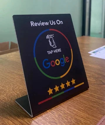 Review Stand Tap-to-Open NFC Counter Display