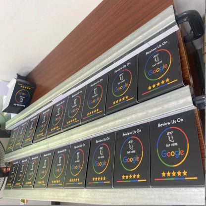 Review Stand Tap-to-Open NFC Counter Display