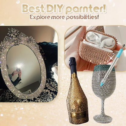 Rhinestone Applicator Kit Holds 70 Stones No Glue
