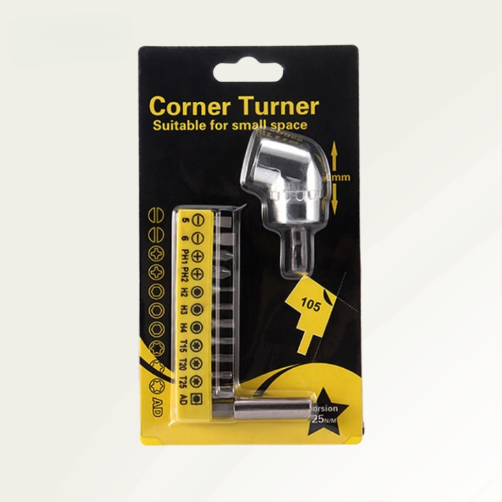 Right Angle Drill Adapter 105° Magnetic Bit Holder