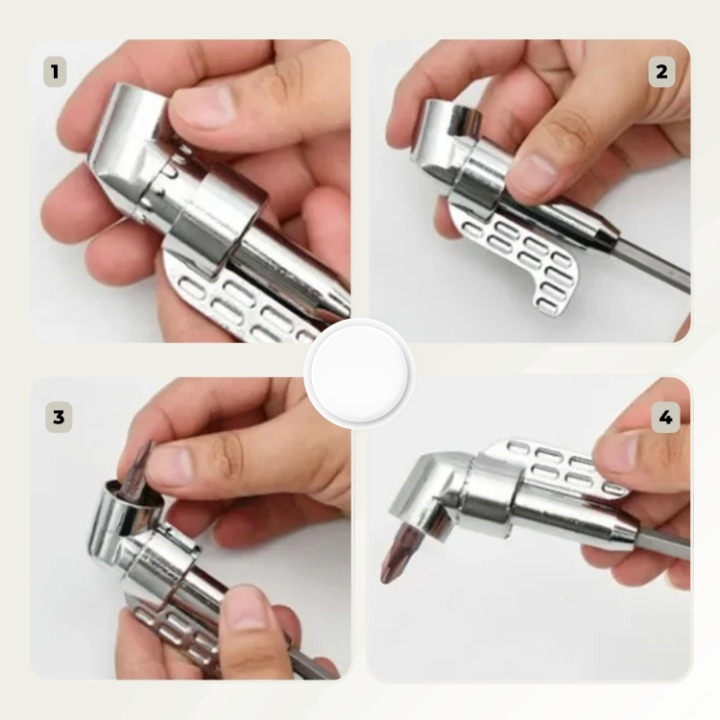Right Angle Drill Adapter 105° Magnetic Bit Holder