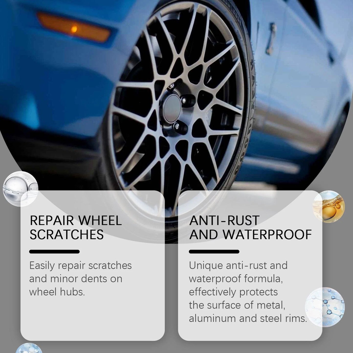 Rim Touch-Up Pen Fine Tip Water & Rust-Resistant