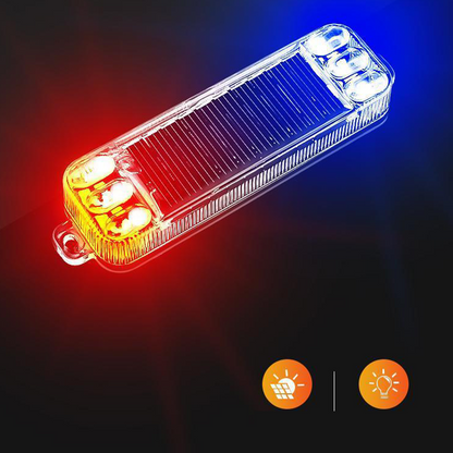 Roadside Emergency Light Solar-Powered LED Dusk-Activated 8-Hour