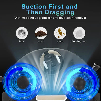 Robot Vacuum 3-In-1 Sweeper & Mop
