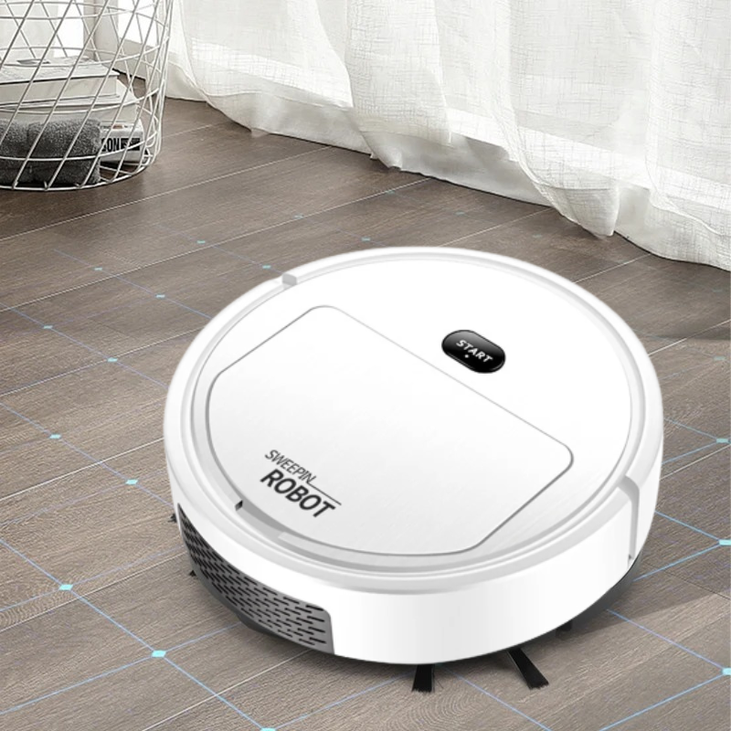 Robot Vacuum Intelligent Navigation 90-Min Battery Allergy-Friendly Filter