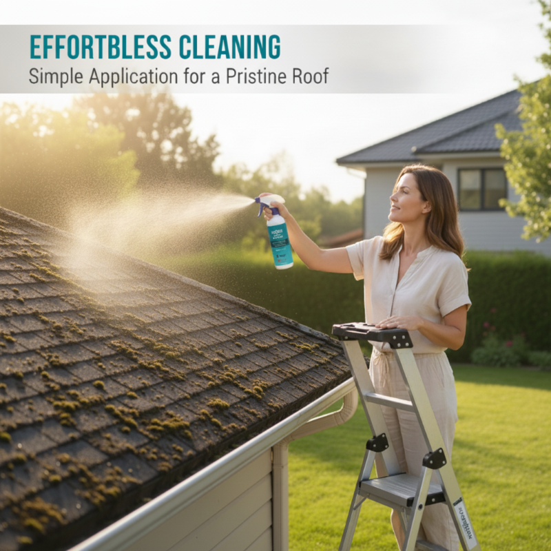 Roof Cleaner Spray Moss & Algae Remover 120 ml