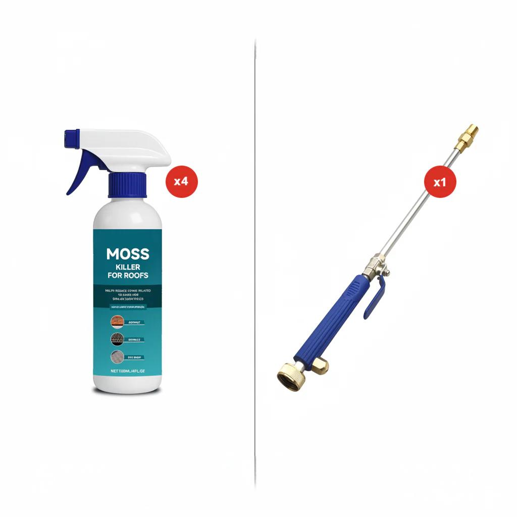 Roof Cleaner Spray Moss & Algae Remover 120 ml