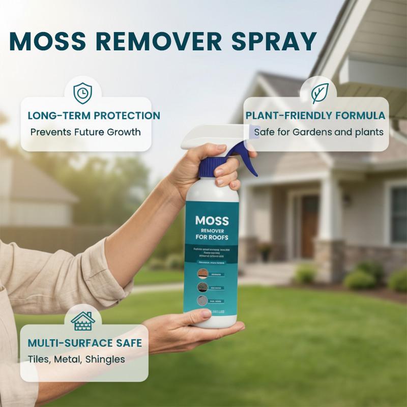 Roof Cleaner Spray Moss & Algae Remover 120 ml