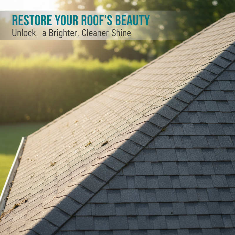 Roof Cleaner Spray Moss & Algae Remover