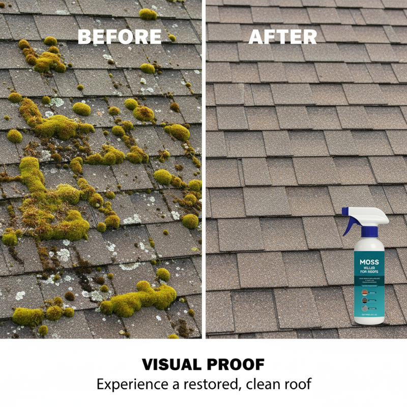 Roof Cleaner Spray Moss & Algae Remover