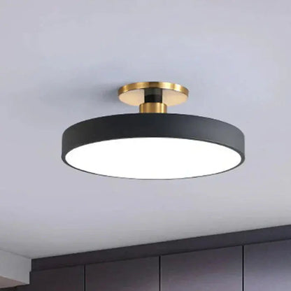 Round LED Ceiling Light Slim Flush Glare-Free