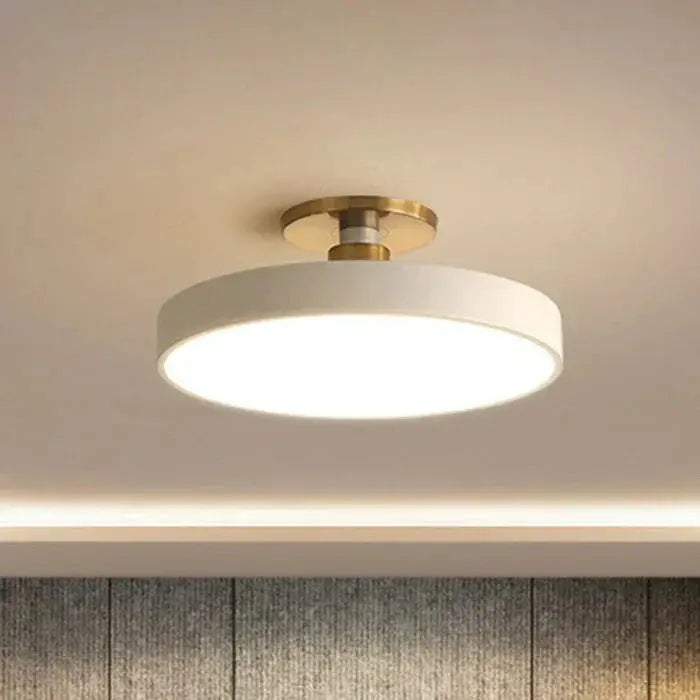 Round LED Ceiling Light Slim Flush Glare-Free