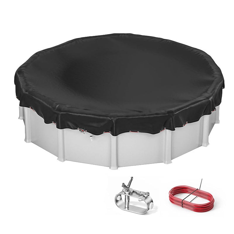 Round Pool Cover Waterproof Tension Cable & Winch