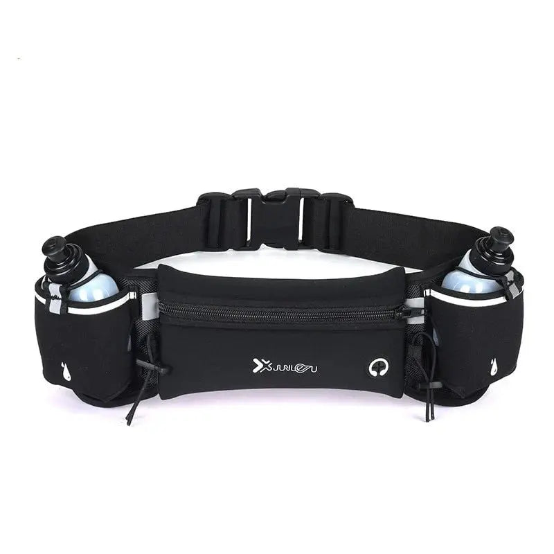 Running Belt Water-Repellent Neoprene Dual Bottle Holders