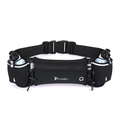 Running Belt Water-Repellent Neoprene Dual Bottle Holders