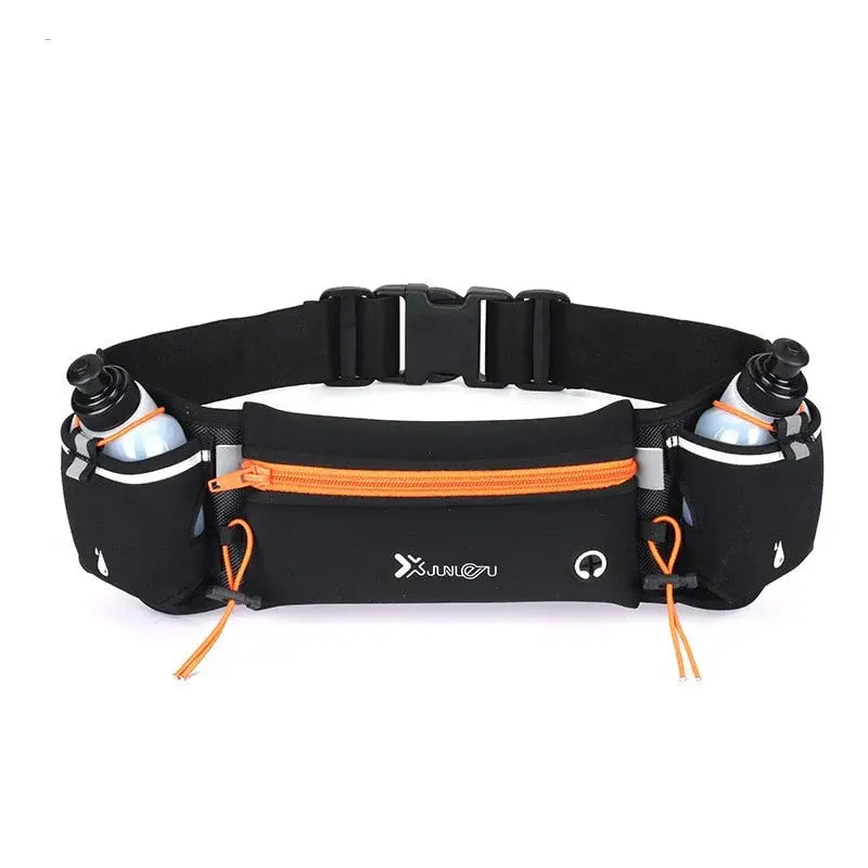 Running Belt Water-Repellent Neoprene Dual Bottle Holders