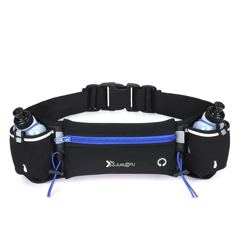Running Belt Water-Repellent Neoprene Dual Bottle Holders